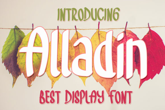 Alladin Display Font: A Joyful Typeface for Web Designers