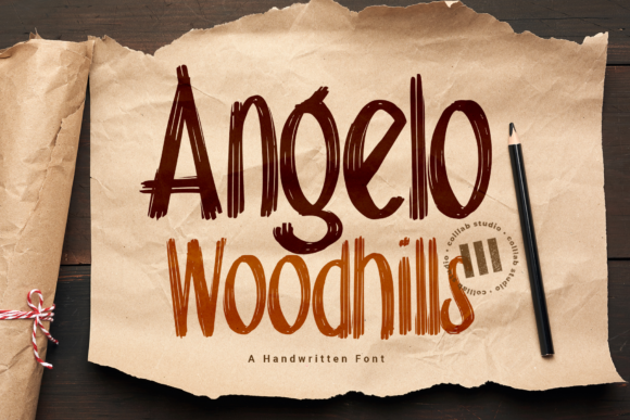 Angelo Woodhills: A Maker’s Display Font