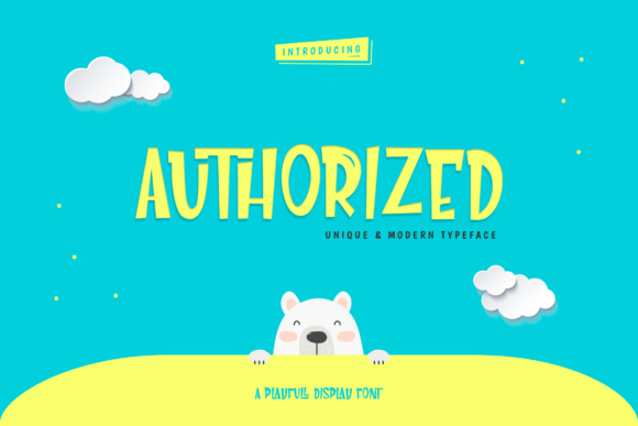 Authorized: A Display Font That Commands Attention