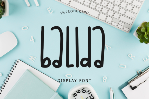 Balida: A Cute Display Font for Joyful Branding Projects