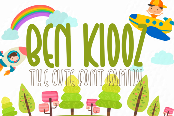 Ben Kidoz: A Sweet Display Font for Playful Branding