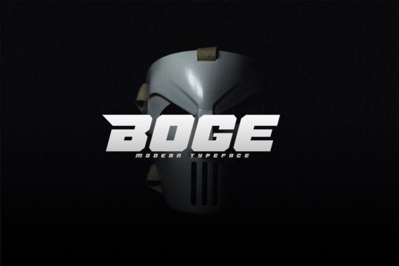 Boge: A Bold Display Font for Editorial Design