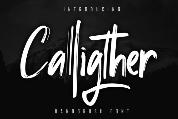 Calligther: A Chunky Brush Pen Font That Earns Its Place