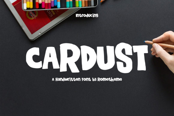 Cardust: The Chunky Display Font for Campaign Creatives
