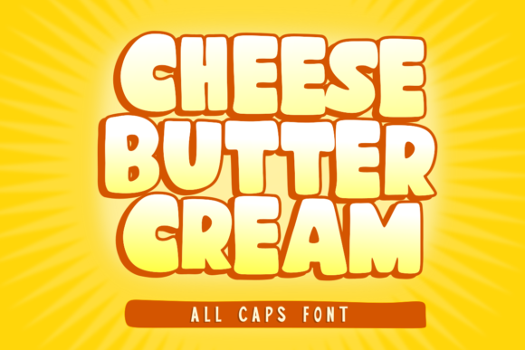 Cheese Butter Cream: A Display Font with Soft Editorial Charm
