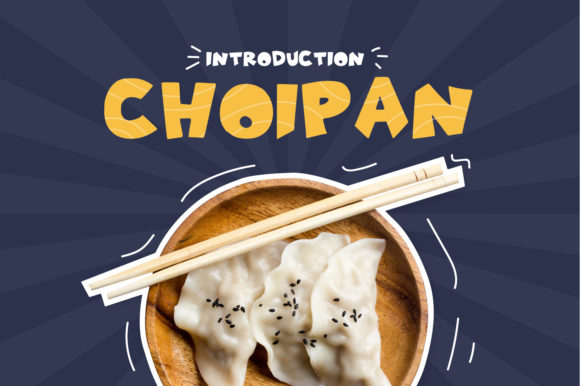 Choipan: A Cute and Versatile Display Font for Food Branding