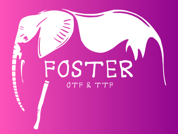 Foster: A Cute Display Font That Brings Handmade Products to Life