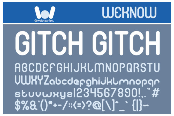 Gitch Gitch: The Modern Display Font for Handmade Designs