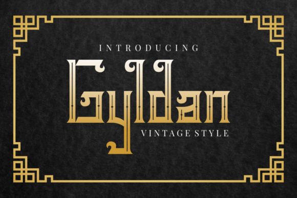 Gyldan: A Vintage Display Font That Brings Websites to Life