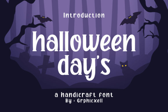 Halloween Day s: A Display Font for Campaign Creatives