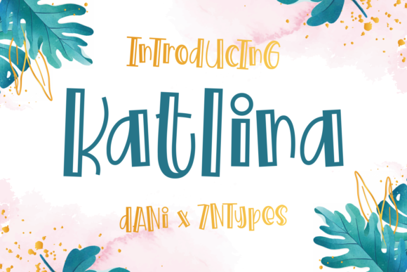 Katlina: A Playful Display Font for Creative Branding