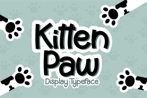 Kitten Paw: A Bold Display Font for Campaign Graphics