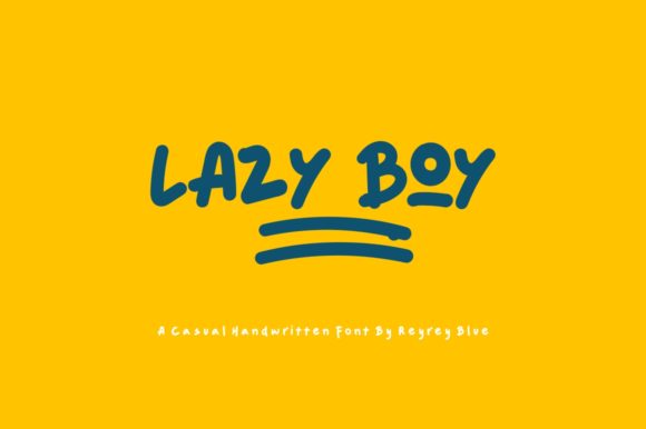 Lazy Boy: A Bold & Clean Display Font for Makers
