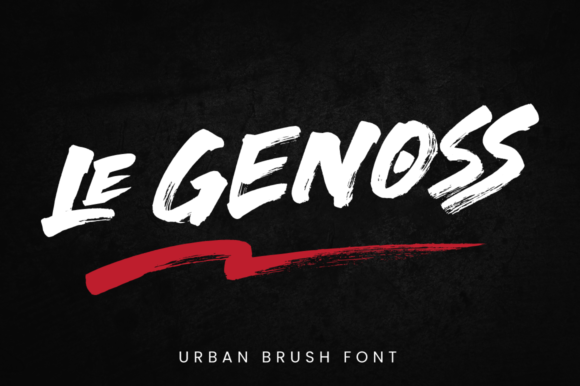 Le Genoss: A Display Font That Commands Attention