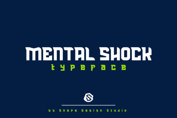 Mental Shock: A Bold Display Font for Modern Editorial Design
