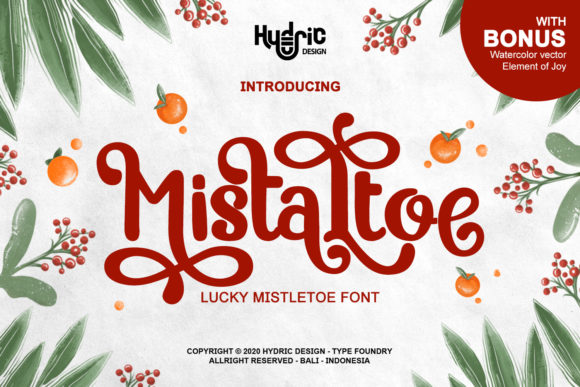 Mistaltoe: A Flowing Display Font for Makers