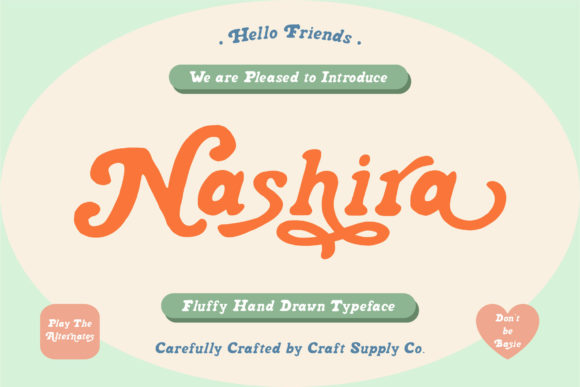Nashira: A Friendly Display Font for Business Branding