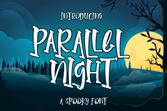 Parallel Night: A Chunky Display Font with a Friendly Feel
