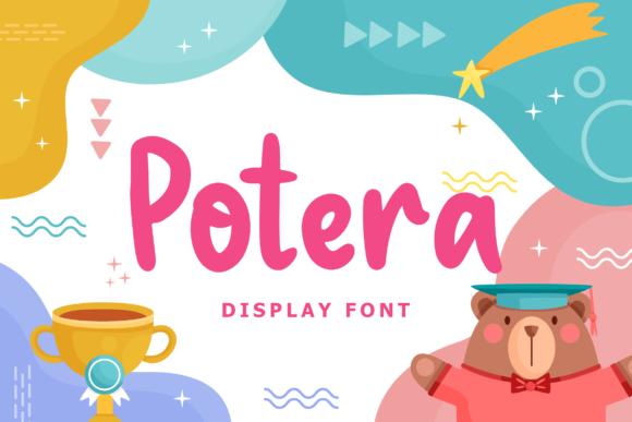 Potera: A Playful Display Typeface for Editorial Magic