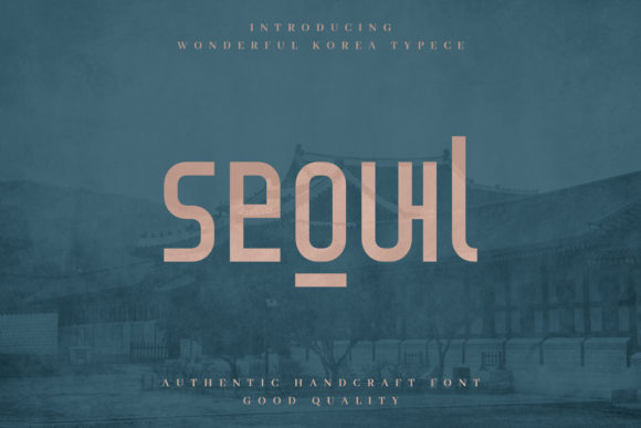 Seoul: A Bold Display Font for Editorial Design