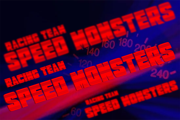 Speed Monsters: A Joyful Display Font for Editorial Layouts