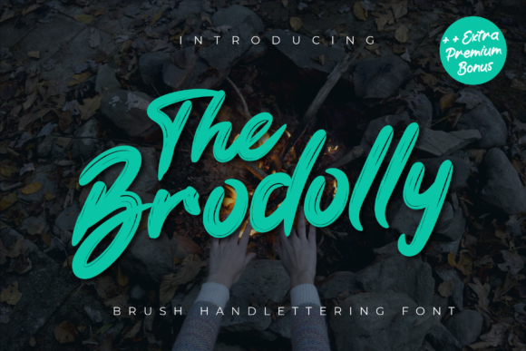 The Brodolly: A Magical Display Font for Crafters and Makers