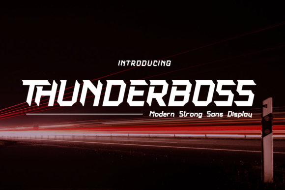 Thunderboss: A Display Font for Editorial Design