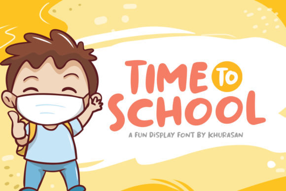 Time to School: A Playful Display Font for Makers