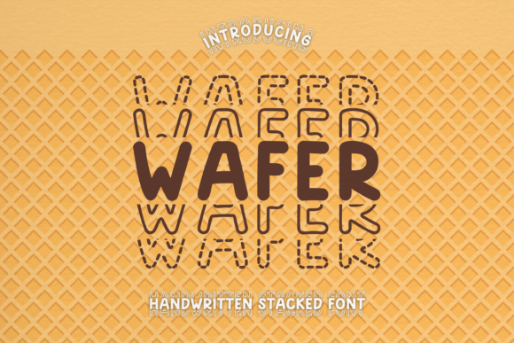 Wafer: A Display Font with Crisp, Layered Personality